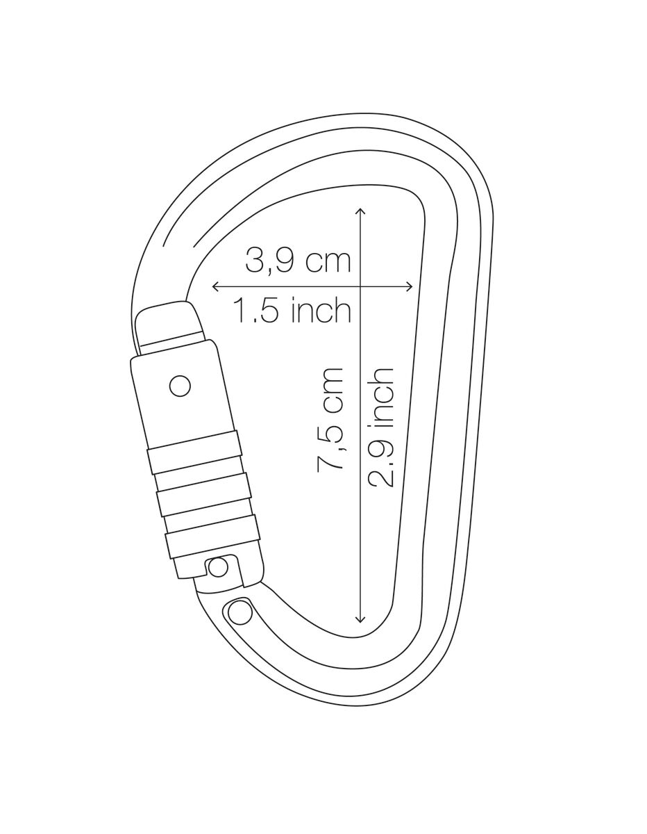 PETZL KARABINER Sm'D