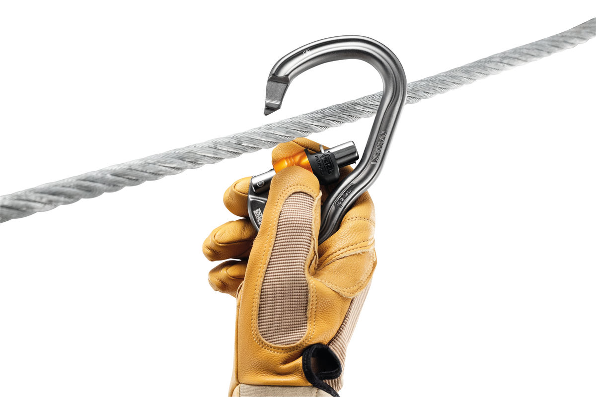 PETZL KARABINER VERTIGO WIRE-LOCK
