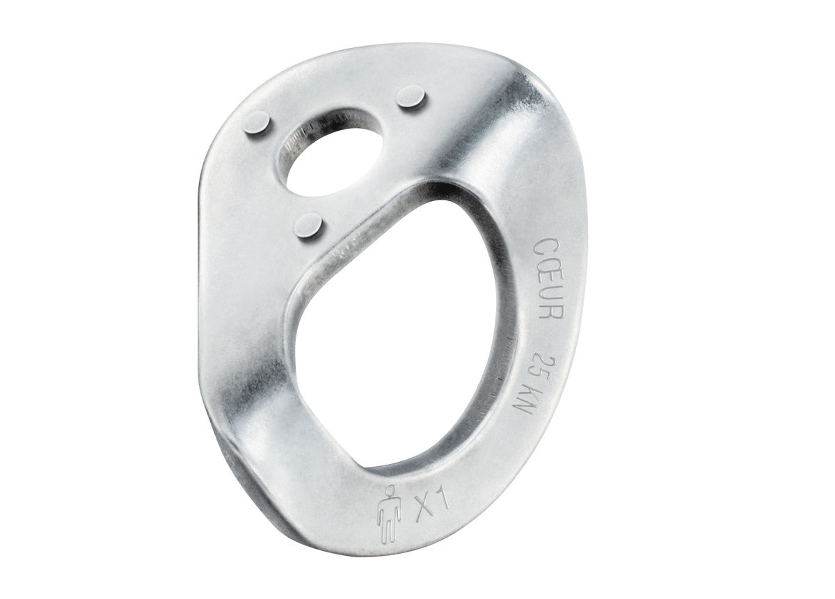 PETZL BOHRHAKENLASCHE COEUR STAINLESS