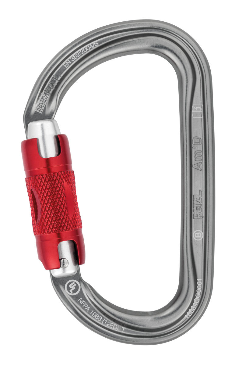 PETZL VERSCHLUSSKARABINER Am'D (TWIST-LOCK)